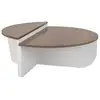 Image de Table basse en bois marron 90 x 60 x 30 cm