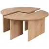 Image de Table basse en bois marron 90 x 90 x 41 cm