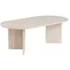 Image de Table basse ovale - l119 cm - travertin