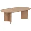 Image de Table basse ovale - l119 cm - chêne