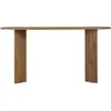 Image de Console ovale en bois l150cm - bois clair
