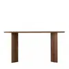 Image de Console ovale en bois l150cm - bois foncé
