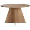 Image de Table à manger 4 personnes ronde en bois - bois clair