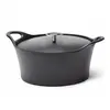 Image de Cocotte ronde noire 24cm