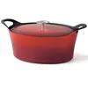 Image de Cocotte ovale rouge 29cm