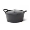 Image de Cocotte ronde noire 20cm