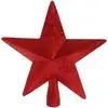 Image de Cimier de sapin de noël étoile rouge