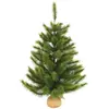 Image de Sapin de noël artificiel vert plastique h90xl69xl69cm