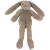 Image de Peluche lapin en polyester marron 27 cm