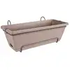 Image de Jardinière 50x20 cm en plastique taupe