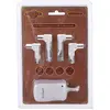 Image de Village de noël blanc plastique h5xl4xl7cm