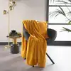 Image de Plaid jaune 150x200 cm