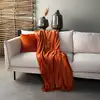 Image de Plaid orange 200x220 cm