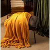 Image de Plaid jaune 150x200 cm
