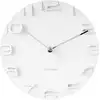 Image de Horloge murale en plastique blanc D42