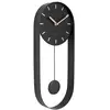 Image de Horloge en métal noire H50cm