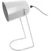 Image de Lampe de table fer blanc 30x18cm