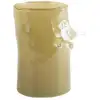 Image de Vase verre vert armée 9.5x9.5x15cm