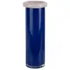 Image de Vase verre bleu 12x12x33cm
