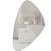 Image de Petit miroir en métal noir 50x80