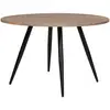 Image de Table à manger ronde en bois 4 personnes ø120 cm