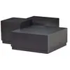 Image de Set de 3 tables basses en mdf noir mat