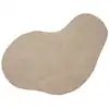Image de Tapis organique en polyester crème