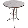 Image de Table en céramique et fer forgé