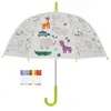 Image de Parapluie à colorier jungle