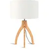Image de Lampe de table textile blanc ø36cm