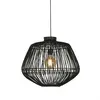 Image de Suspension rotin noir D60cm