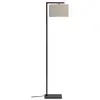 Image de Lampadaire noir et abat-jour H160cm