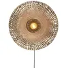 Image de Applique bambou avec câble D44cm