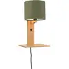 Image de Applique bambou/lin avec tablette H36cm