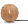 Image de Lampe de table bambou jute D25cm