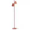 Image de Lampadaire métal orange 28x28x145cm