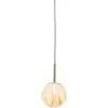 Image de Suspension verre couleur or ø16cm