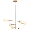 Image de Suspension verre couleur or 100x100x95cm