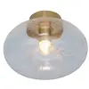 Image de Plafonnier verre couleur or ø27cm