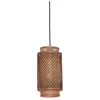 Image de Suspension bambou naturel/noir, h. 35cm