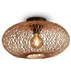 Image de Plafonnier bambou brun ø40cm