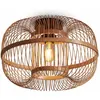 Image de Plafonnier bambou naturel, h. 25cm