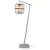 Image de Lampadaire bambou abat-jour bambou blanc/naturel, h. 176cm