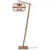 Image de Lampadaire bambou abat-jour bambou naturel, h. 150cm
