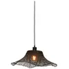 Image de Suspension bambou noir 50x50x15cm
