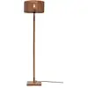 Image de Lampadaire textile brun ø30cm
