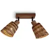 Image de Plafonnier bambou brun ø15cm