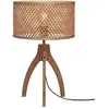 Image de Lampe de table bambou brun ø18cm