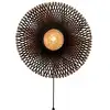 Image de Applique bambou noir ø60cm