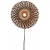 Image de Applique bambou naturel/noir, h. 30cm